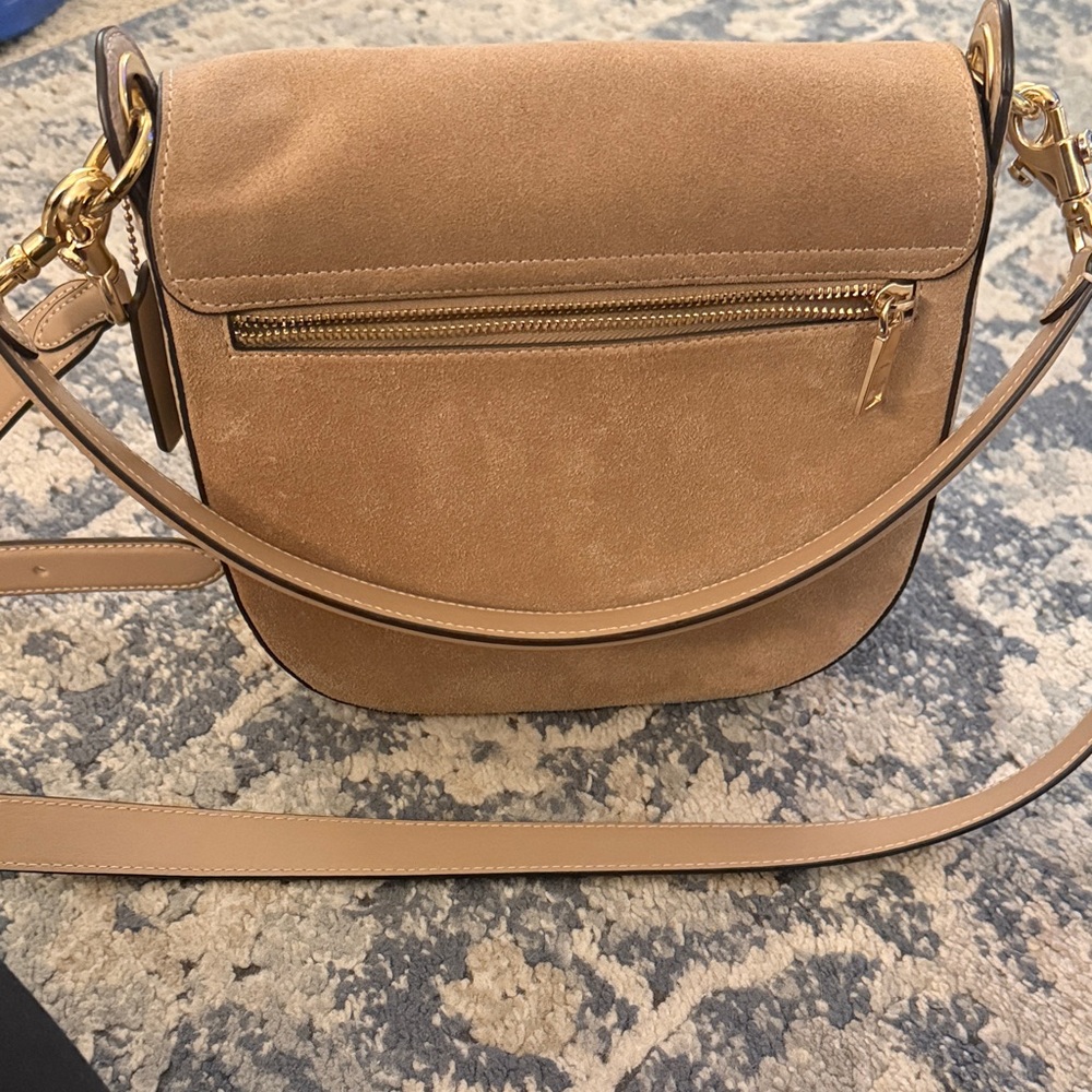 Coach 2 way suede/ leather bag - Picture 3 of 16